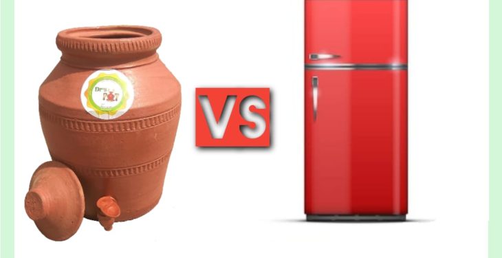 Earthen clay pot water vs fridge water | Dr's POT water
